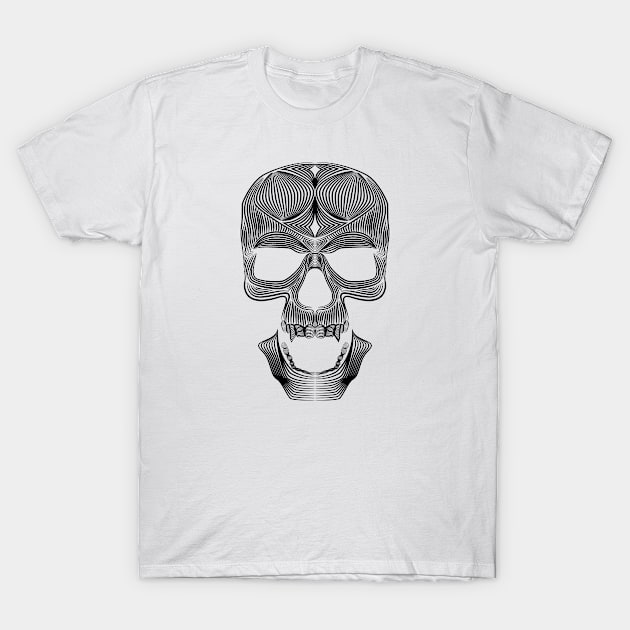 Halloween Big Skull T-Shirt by holidaystore